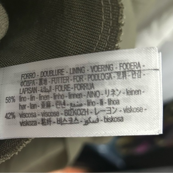 NWT Zara linen blend midi dress - Picture 8 of 8